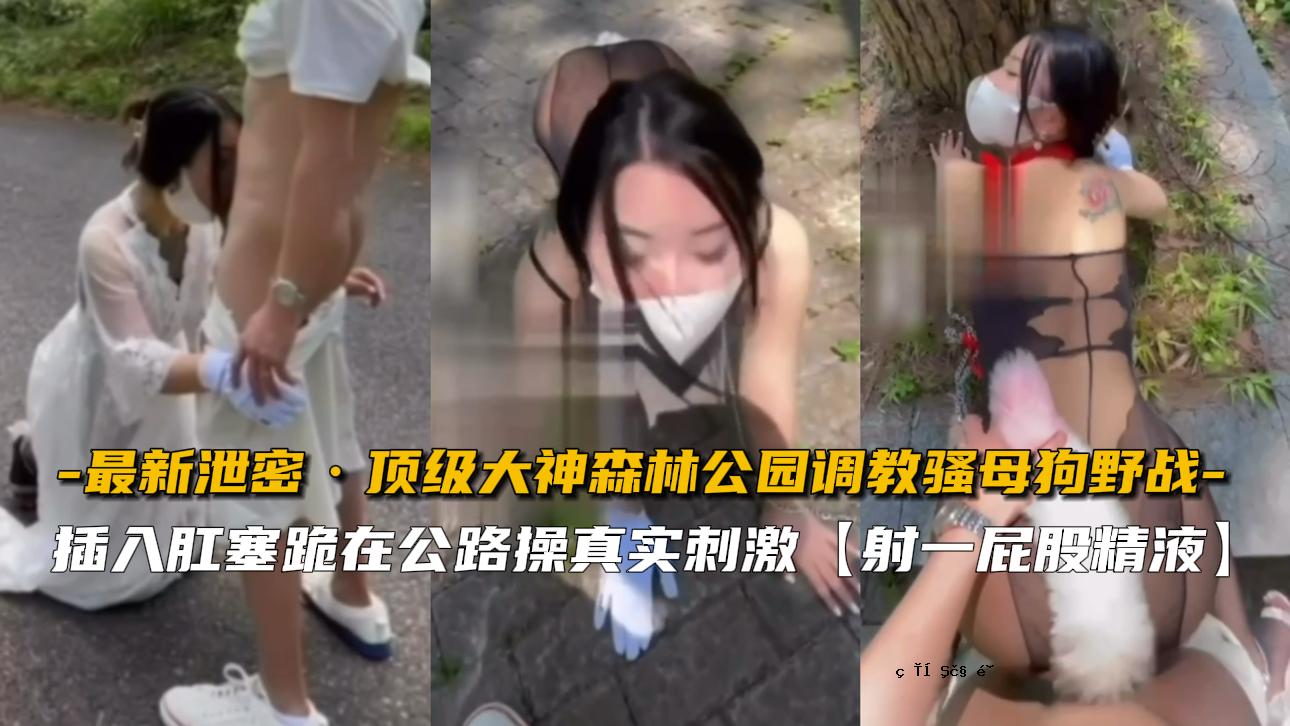 [最新排泄物]秋野大神森林公园教育妈妈犬之立
