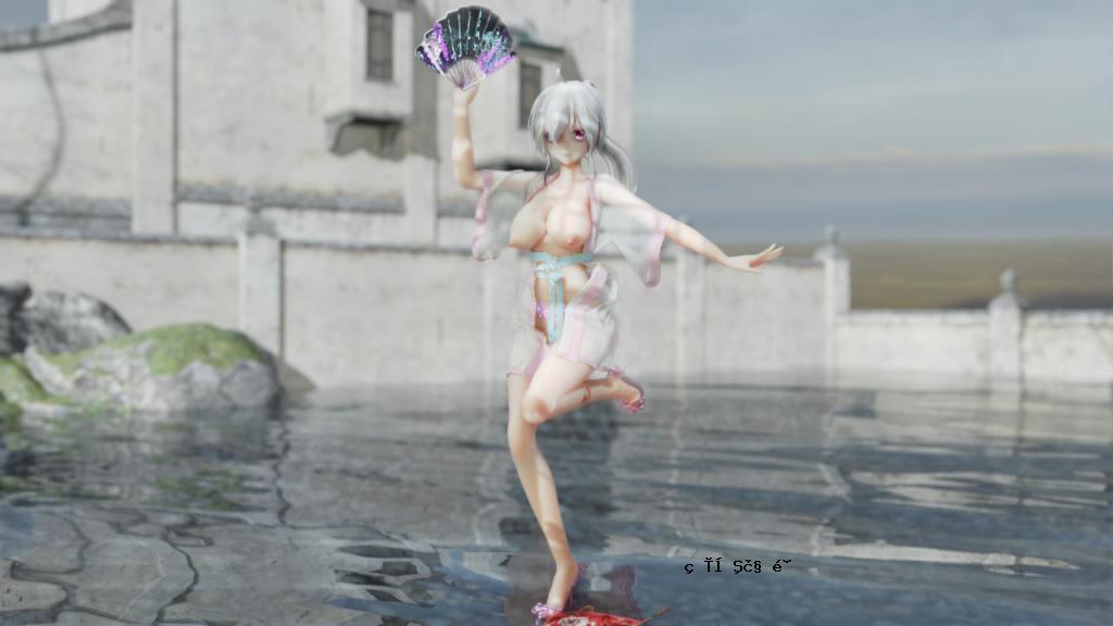 MMD52 半福尤里 女孩 Yowane 秋月尤里